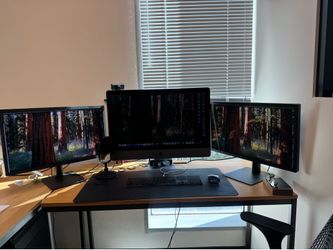 MOVE OUT SALE - LG UltraFine 4K 24 inch monitors (2)