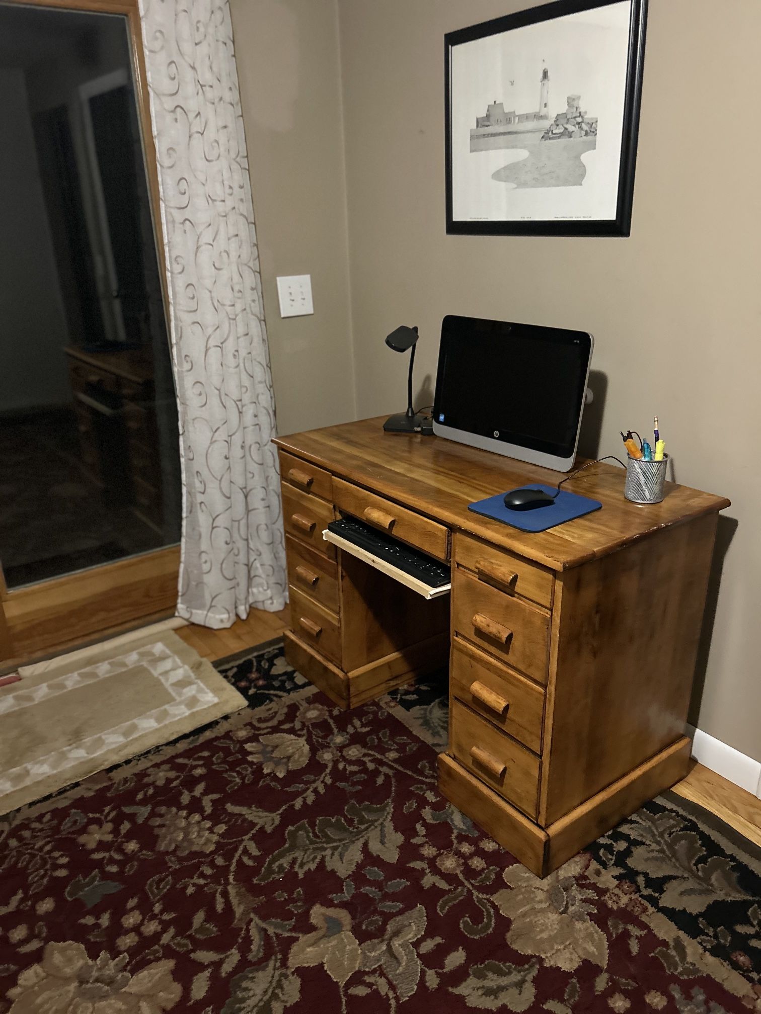 Sturdy Real Wood Desk