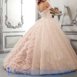 Quinceañera Mori Lee 89323  Dress Blush 