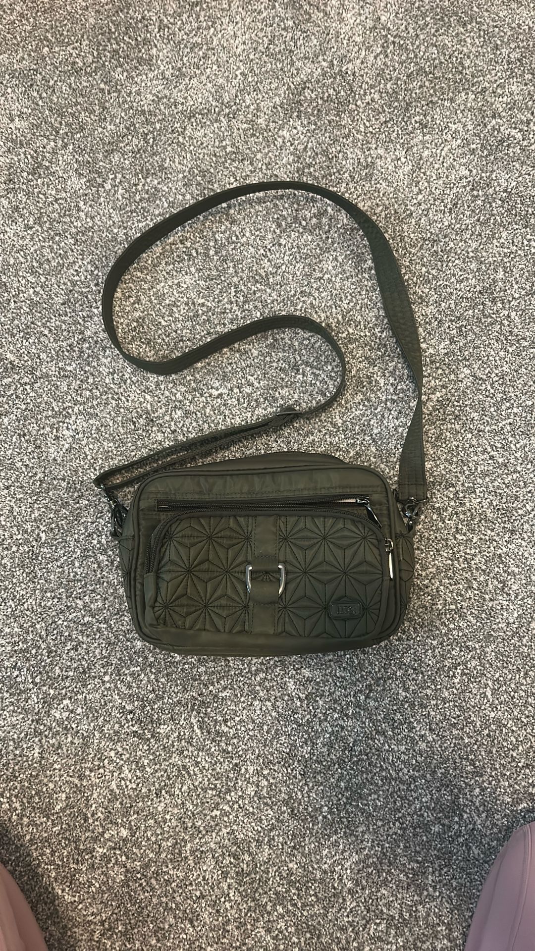 Lug Cross Body Olive Green