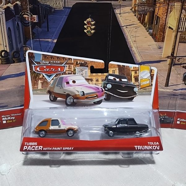Disney Pixar Cars Tubbs Pacer With Paint Spray & Tolga Trunkov 2
