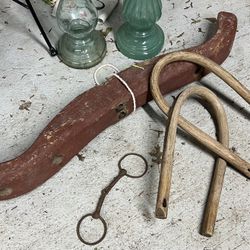 Double Tree Ox Harness  PCs. As Seen In Photo