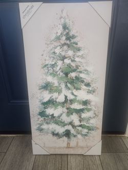 Christmas Tree Canvas Art Print