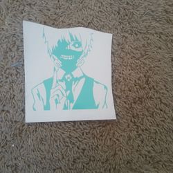 Anime Tokyo Ghoul Mint 5x6 Decal
