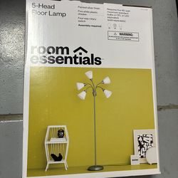 Five head floor lamp
