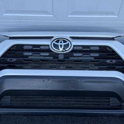 070 WHITE PERL TOYOTA RAV4 FRONT BUMPER 2019 2020 2021 2022 2023