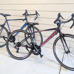 HIS & HER - Giordano Acciao 700c/28" Large/Medium frame Road bikes ($200 each)