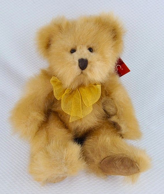 Russ Berrie Gold Teddy Bear Pennington w/Tag