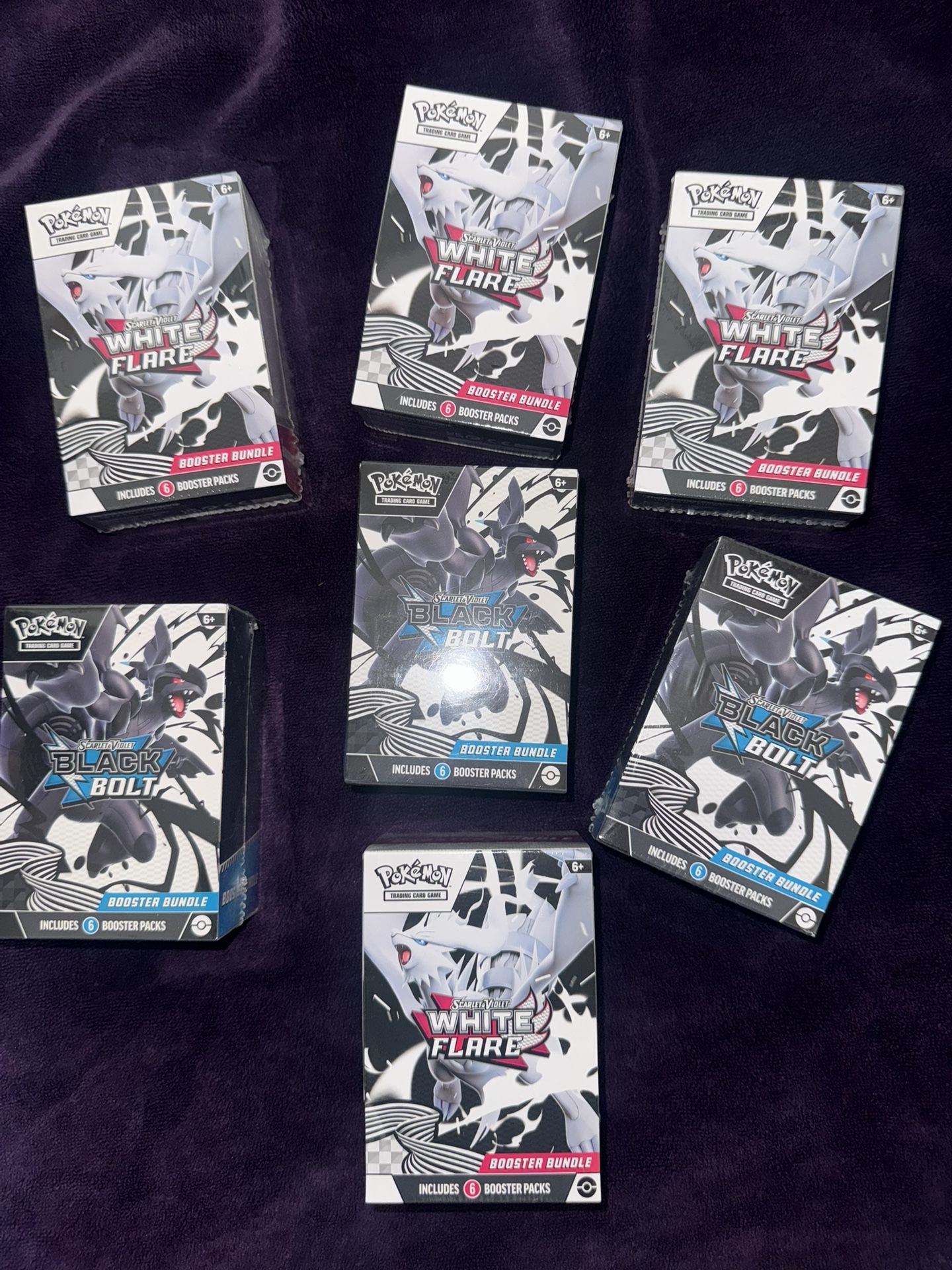 Pokémon Black Bolt White Flare Booster Bundles