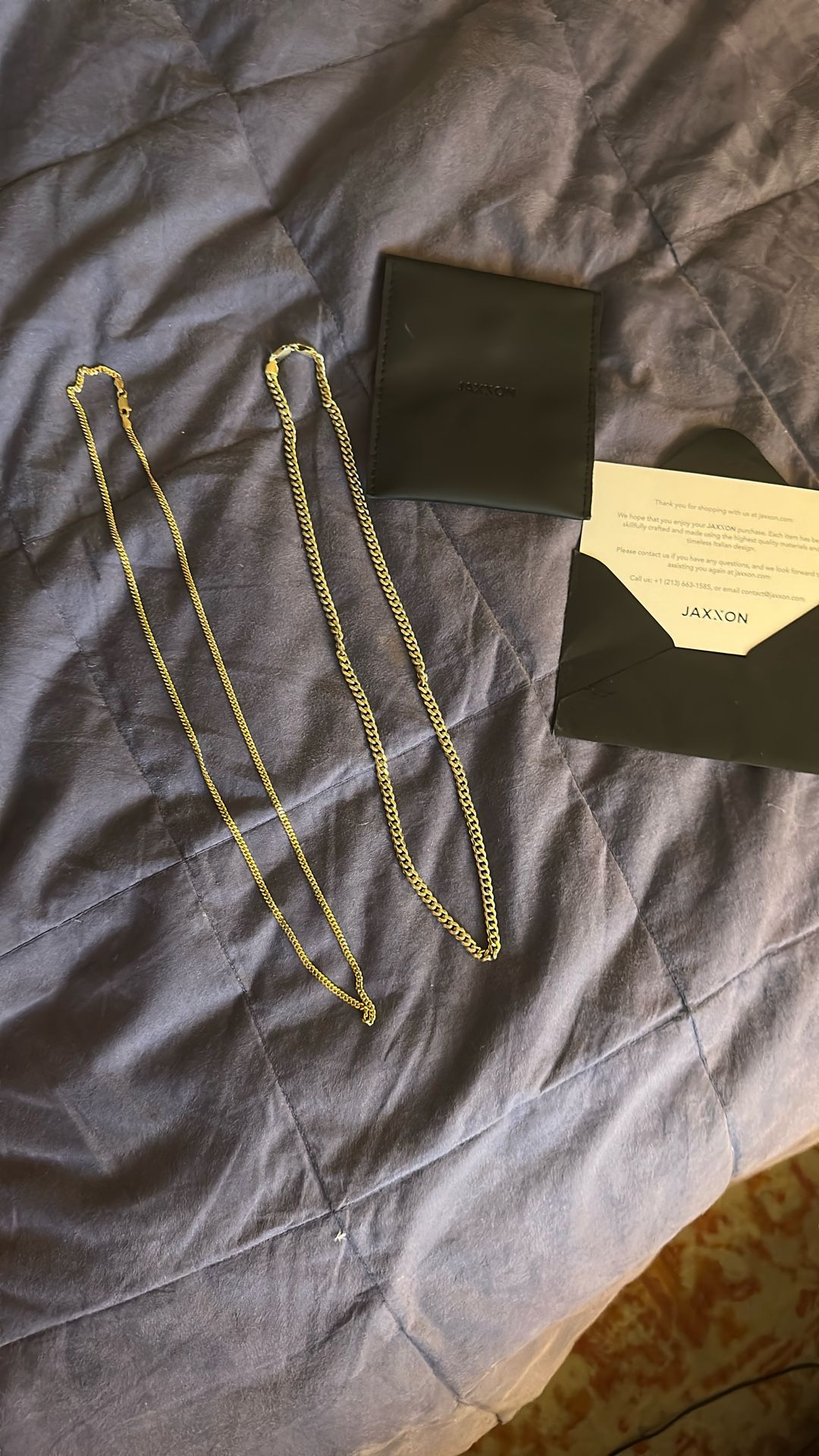 2 JAXXON Triple Gold Plated