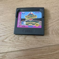 Sega game gear World Series baseball