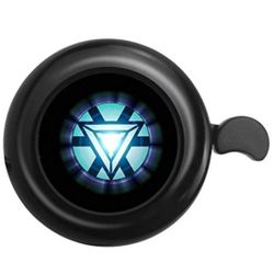 Surmoler Classic Aluminum Bike Bell, Clear Loud Bicycle Bell, Bike Accessory for Adults Kids, Right Hand (Cool Pattern)