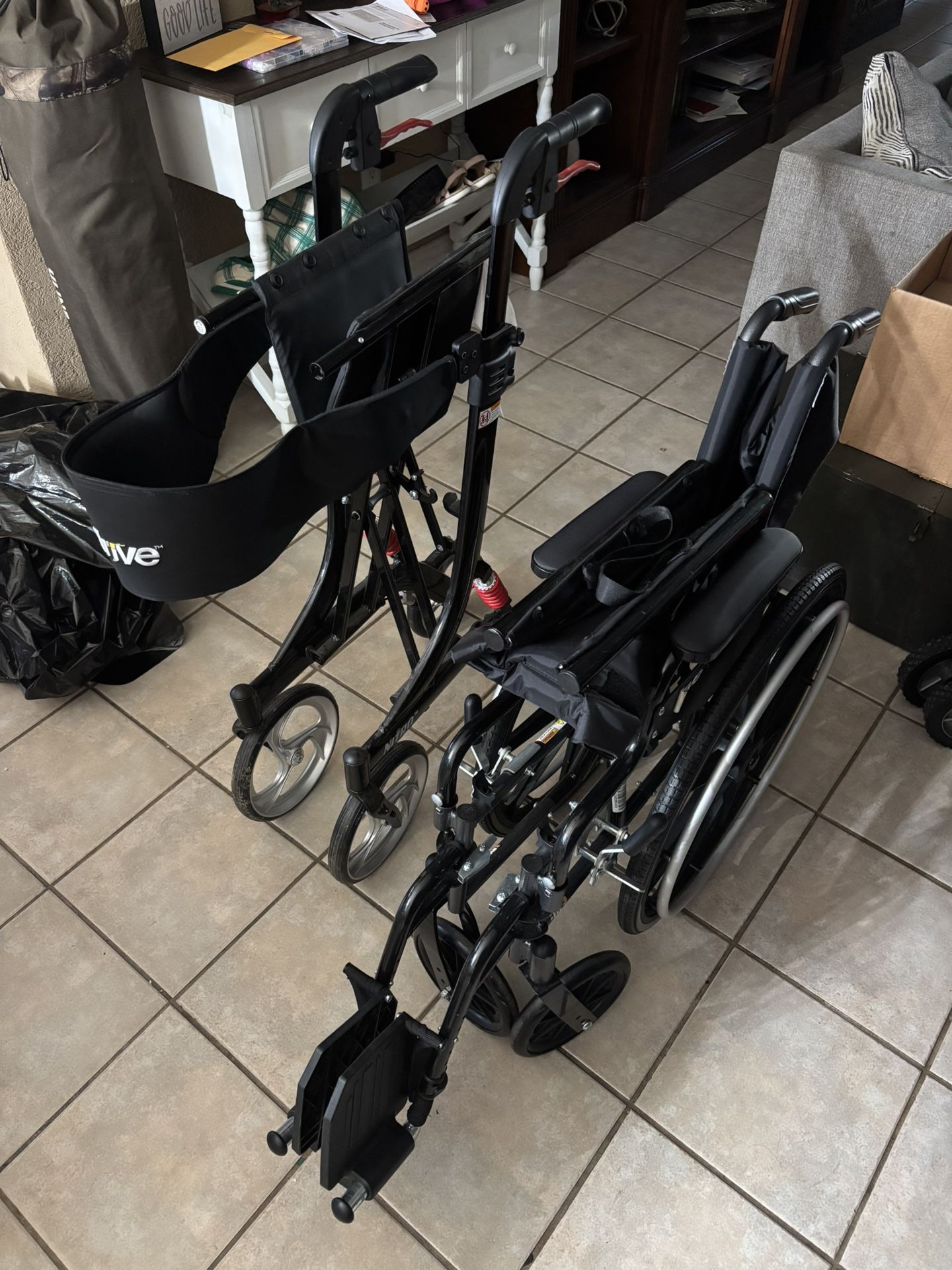 Wheel Chair And A Walker
