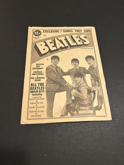 Beatles 1964 publication – originally Sold $.15 – pictures of the Beatles and various articles - Total $69