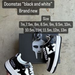 Bape Doomstas Black and White