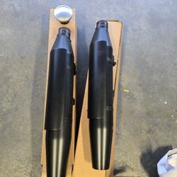 2017 HARLEY DAVIDSON IRON 883XL STOCK ORIGINAL EXHAUST SLIP ON