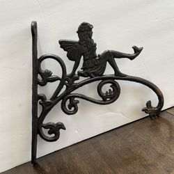 Cast-Iron Fairy Pixie Garden Plant Hanger Home Decor