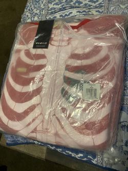 Lrg dead serious skeleton hoodie red