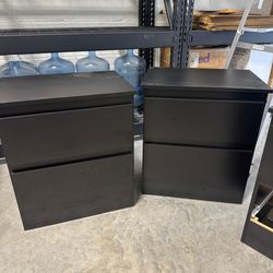 Nightstands (2) brown