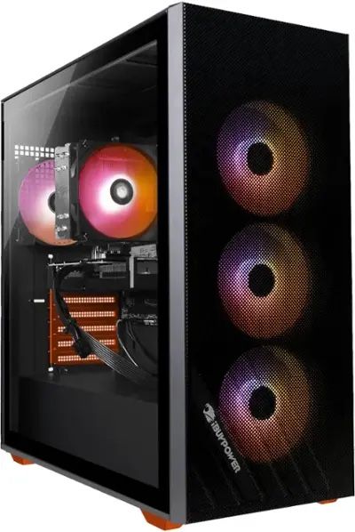 iBUYPOWER - Scale Gaming Desktop PC - AMD Ryzen 5 5500- AMD Radeon RX 6400 4GB- 8GB DDR4 RAM - 1TB NVMe SSD - Black