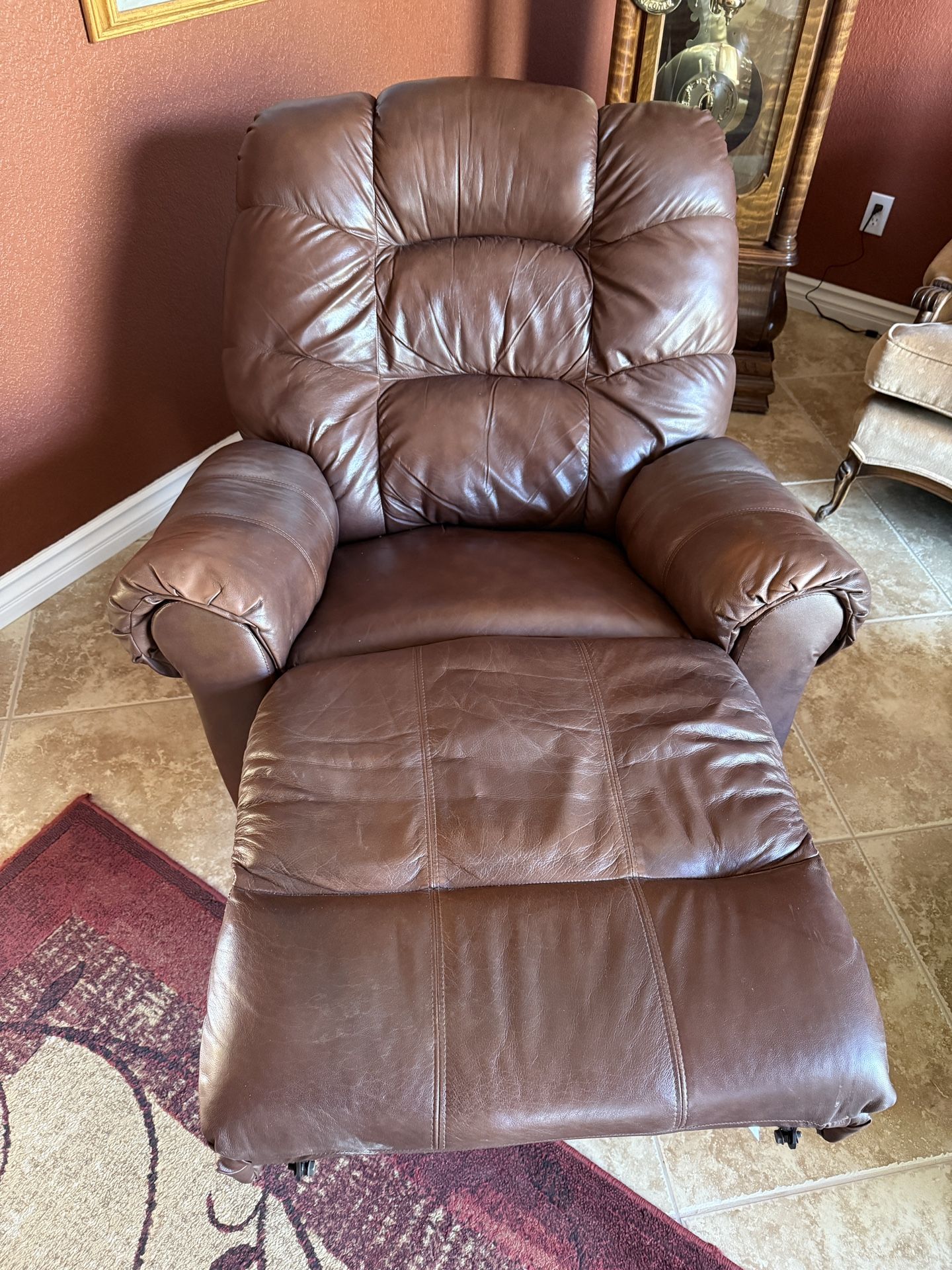 Power Recliner-Leather