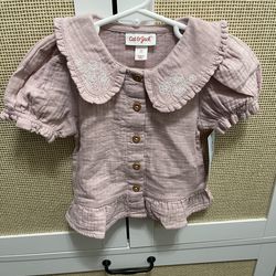 Cat & Jack collar top size 2t