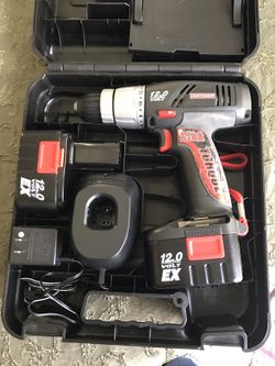 Craftsman 12 Volt Torque Drill/Driver with label.