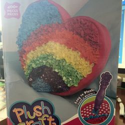 Plush Craft Heart Pillow