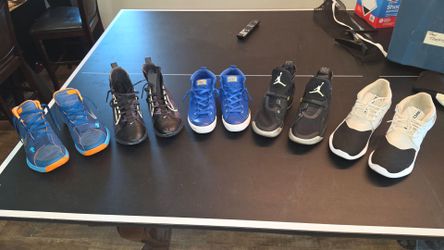 Several size 11 Nike / Jordan's / Converse shoes in like new condition. READ DISCRIPTION!