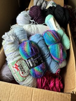 Big Box of Misc YARN NO SHIPPING!