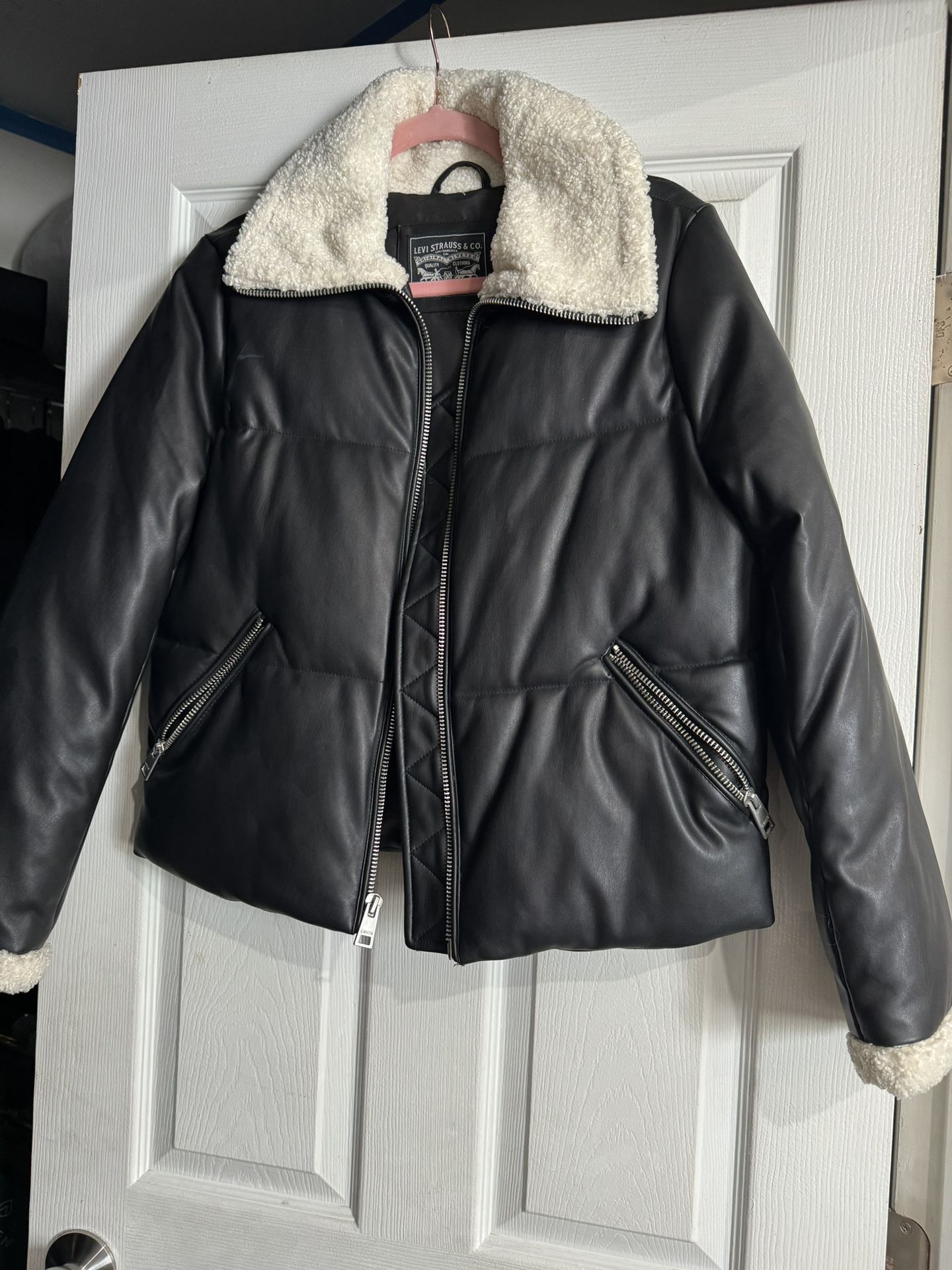 Levi’s Leather Puffer