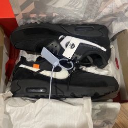 Brand New DS - Size 10.5 - Nike Air Max 90 x OFF-WHITE Black 2019