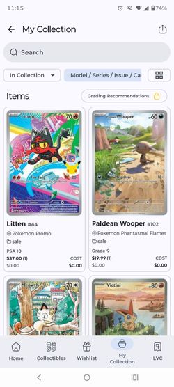 Small PSA pokemon slab lot