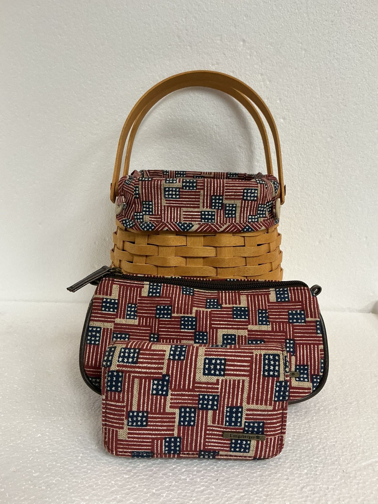 Longaberger Homestead Old Glory American Inaugural Flag Set