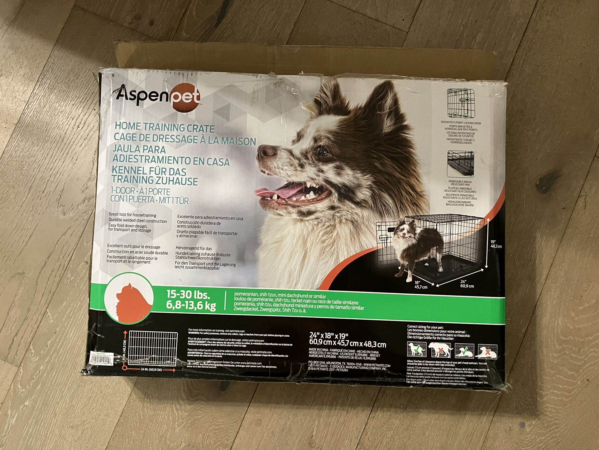 Aspen Pet Home Training Crate Brand New