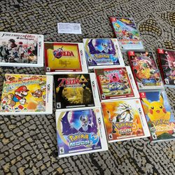 Nintendo video game collection pick out your game