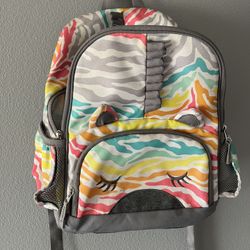 Great kids School backpack Colorful Zebra