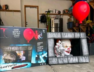 Spirit Halloween Pennywise Sewer Grabber Animatronic Prop IT Chapter Two