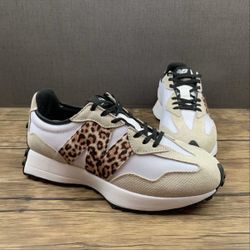New Balance 327 Leopard Print Sneakers