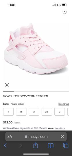 Pink Girl Nike huaraches