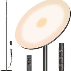 LED Floor Lamp, Standing Lamp 350W Equivalent with Remote & Touch Control