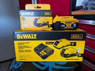 4 dewalt batteries