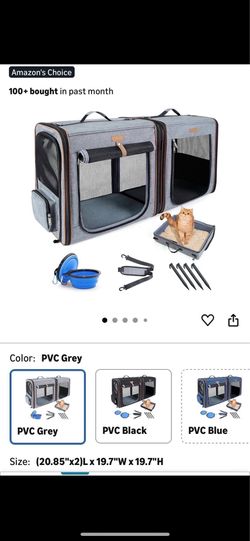 New pet carrier