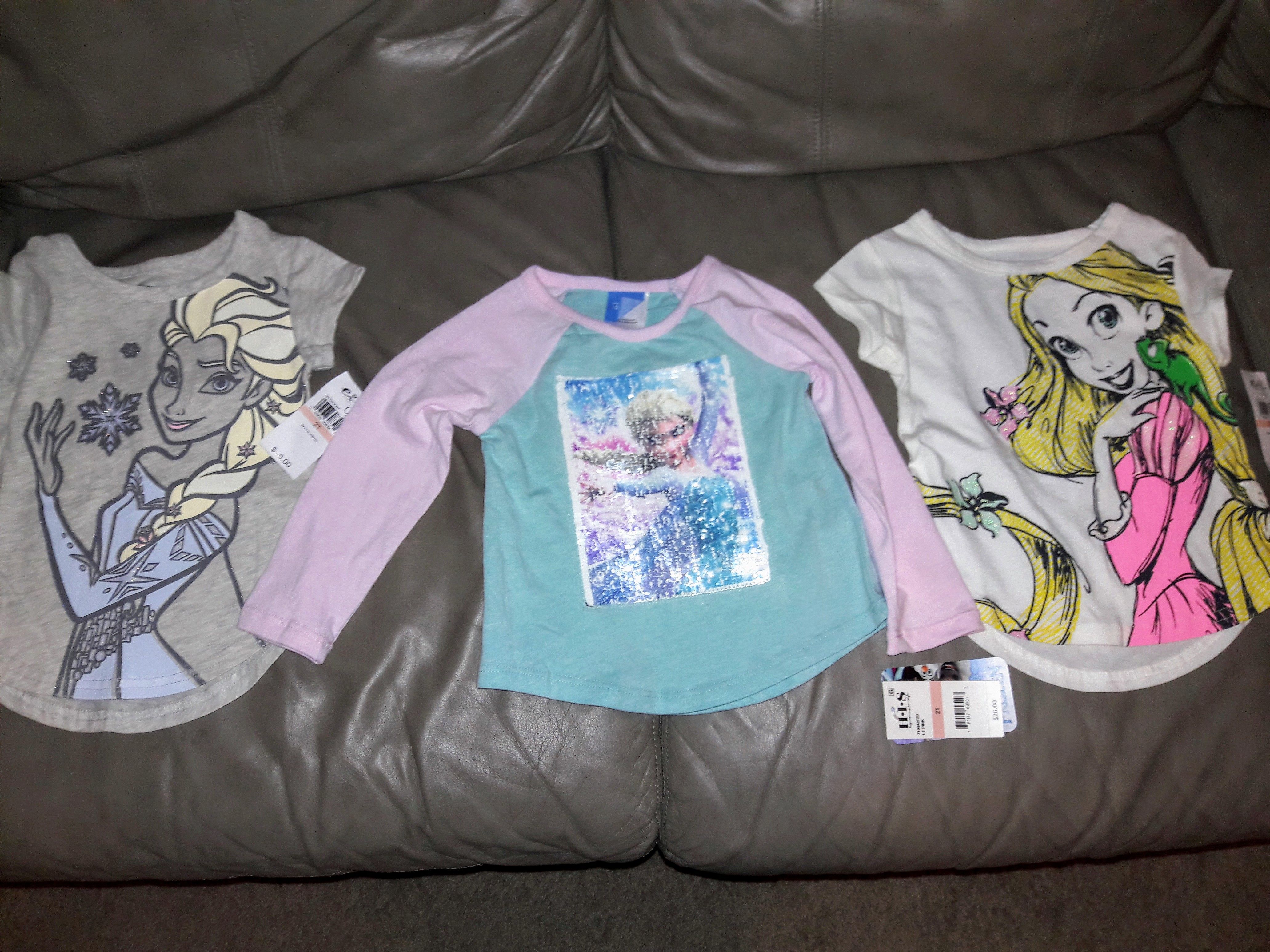 Elsa shirts size 2t