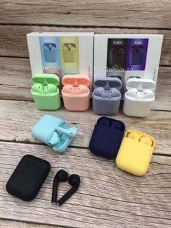 Airpods Macaron Colors Bluetooth with Touch Control & Pop Up window