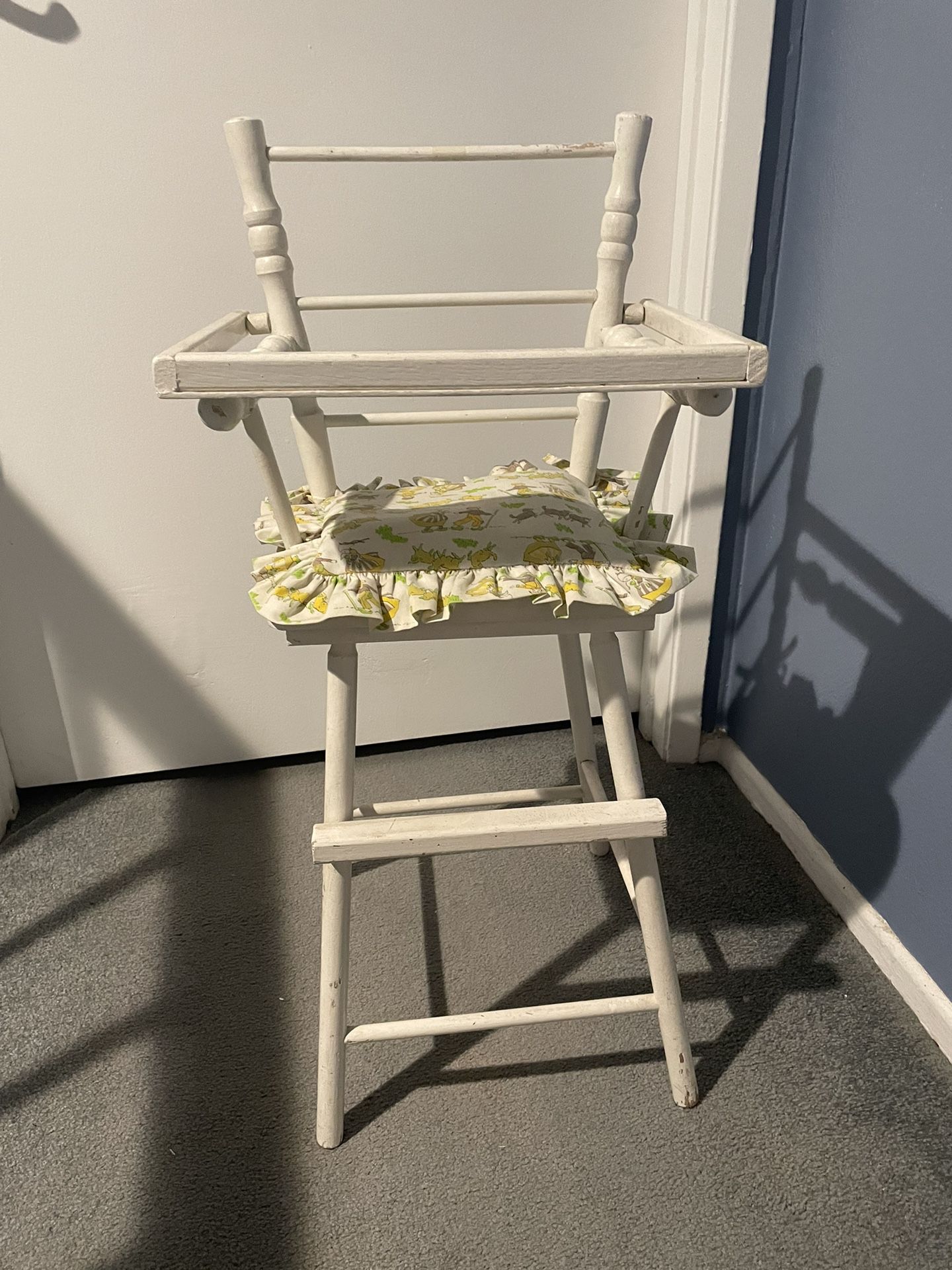 Vintage High Chair For Dolls