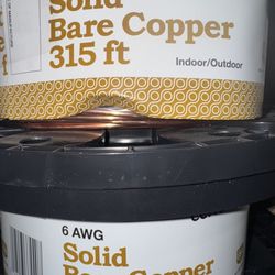 6gauge Bare Copper 200 Each Spool DM ME 