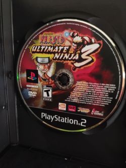 Naruto Ultimate Ninja 3 PlayStation 2 PS2 Disc Only $15.00