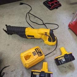 Dewalt 18v Batteries And Sawzall