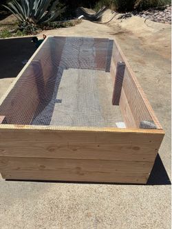 Garden box 8 feet by 4 feet.